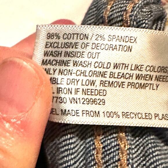 Knox Rose Boho Embroidered Side Stripe Ankle Jeans Women's 8 - Picture 6 of 7